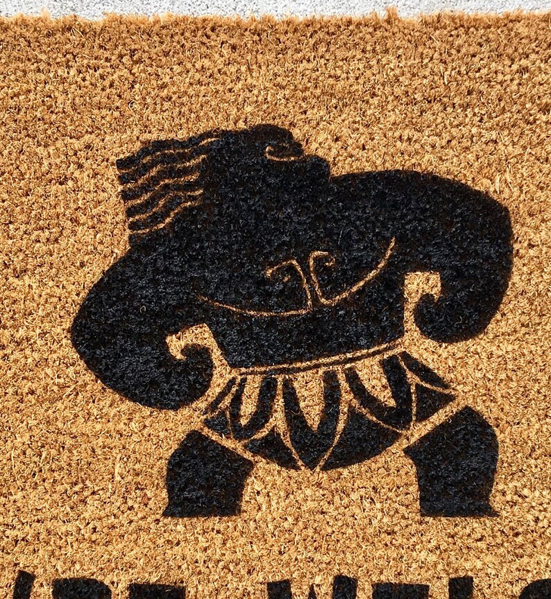 Moana Maui door mat custom door mat You're mat Etsy