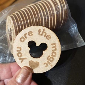 Digital laser file-You are the magic token, easy svg, easy laser file,WDW appreciation tokens, cast member thank you, you are the magic, DVC