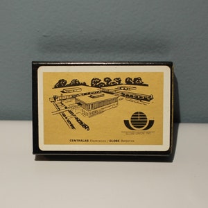 Vintage 1960s Centralab Electronics Globe Batteries Globe Union Inc. Standard Deck of Playing Cards Sealed in Box