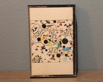 Vintage Original 1970 Led Zeppelin III Cassette Tape ALM 57201 Atlantic Recording Co.