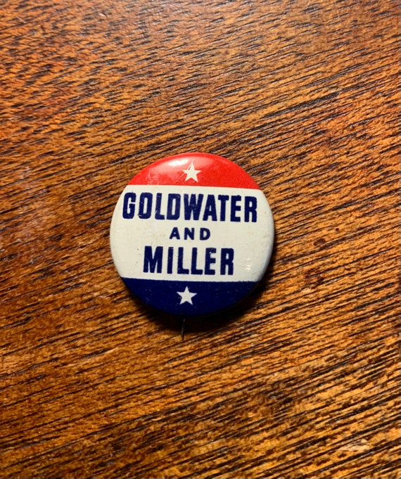 Vintage 1960s Goldwater and Miller Presidential E… - image 2