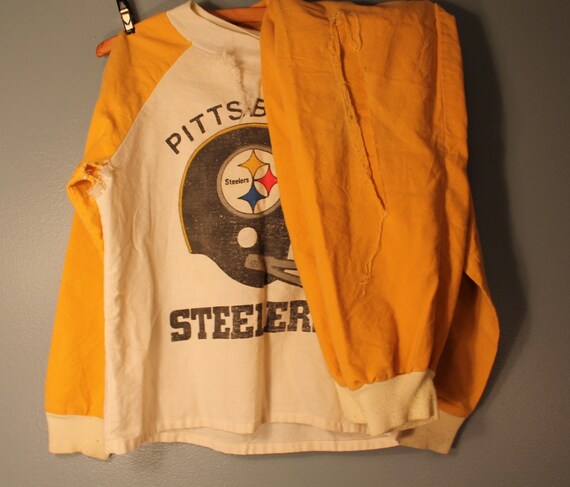 Vintage 1960s Handmade Pittsburgh Steelers Kids T… - image 10