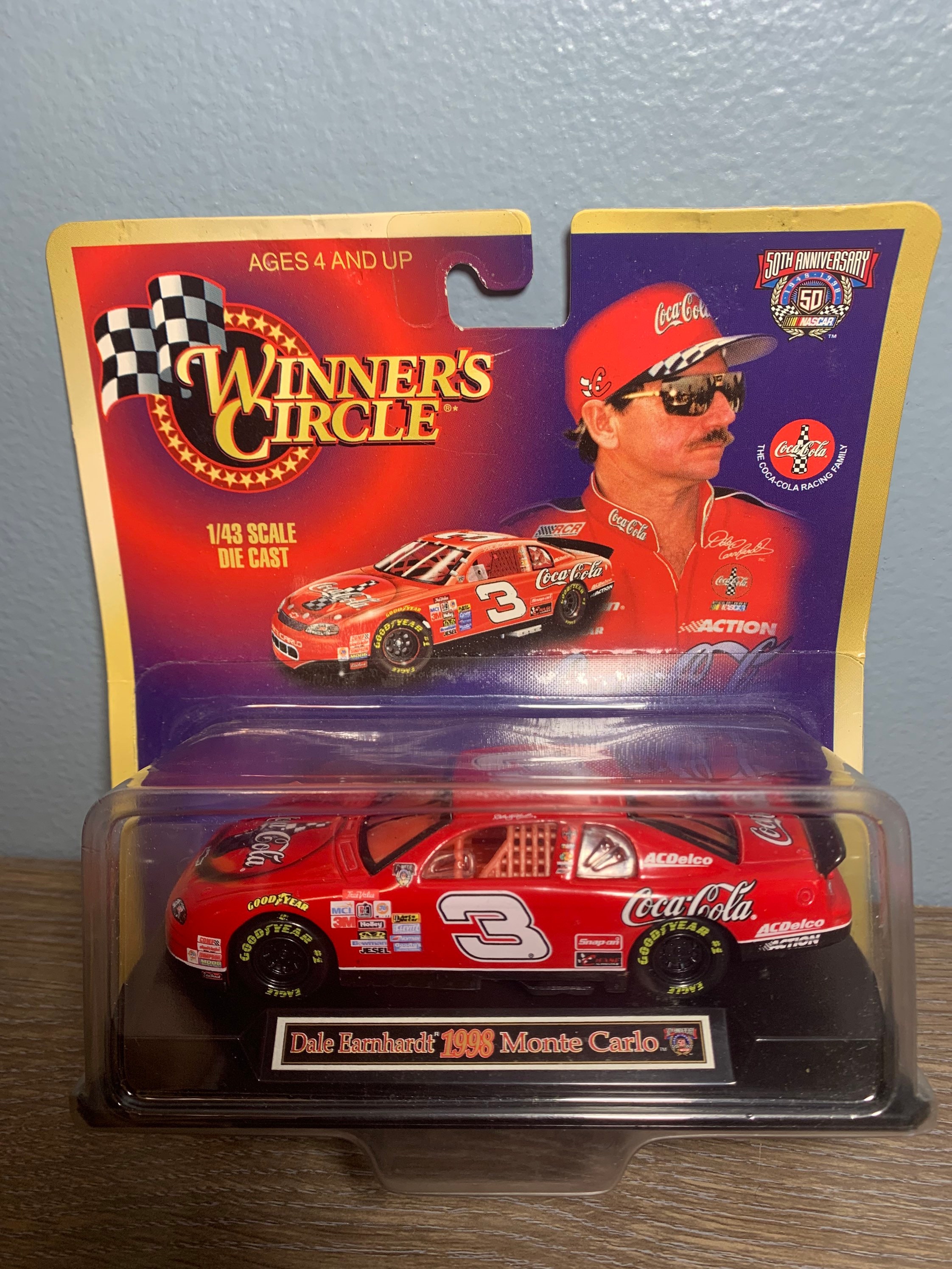 Vintage 1990s Winners Circle Dale Earnhardt 1998 Monte Carlo 1/43