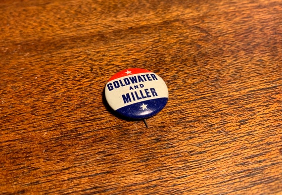 Vintage 1960s Goldwater and Miller Presidential E… - image 3