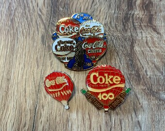 コカコーラ100周年記念 ピンバッジ コレクターズセット 1886-1986 100