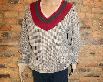 Vintage Orvis Knit Wool Neutral Dark Brown Fisherman's Sweater Women's  Men's Unisex Xlarge 