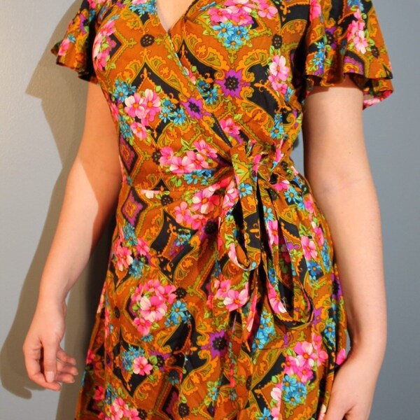 Vintage Floral Dress - Etsy