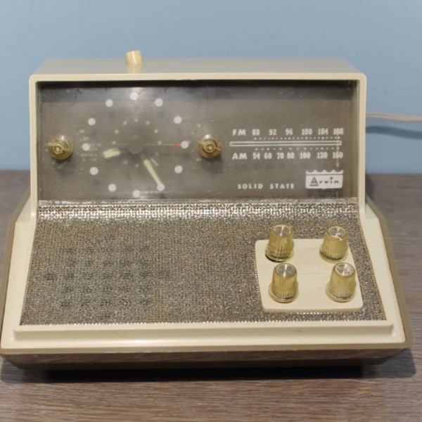 1960s Clock Radio Etsy