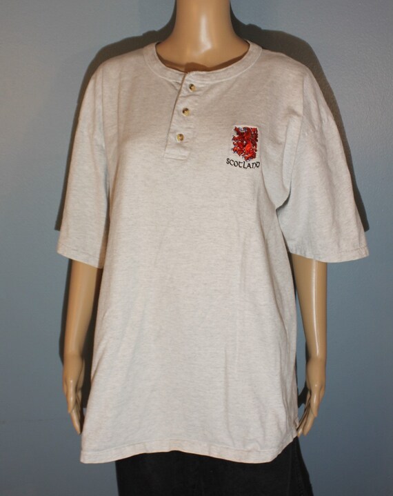 Vintage 1980's-1990's Scotland Red Dragon Cotton … - image 2