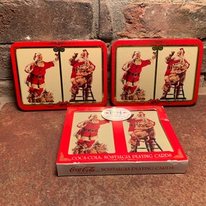Vintage Limited Edition 1994 Coca-cola Nostalgia Playing Cards in ...