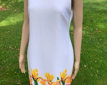 Calvin Klein Vintage Lace Brocade Dress, Size 16, Pastel Floral - Etsy