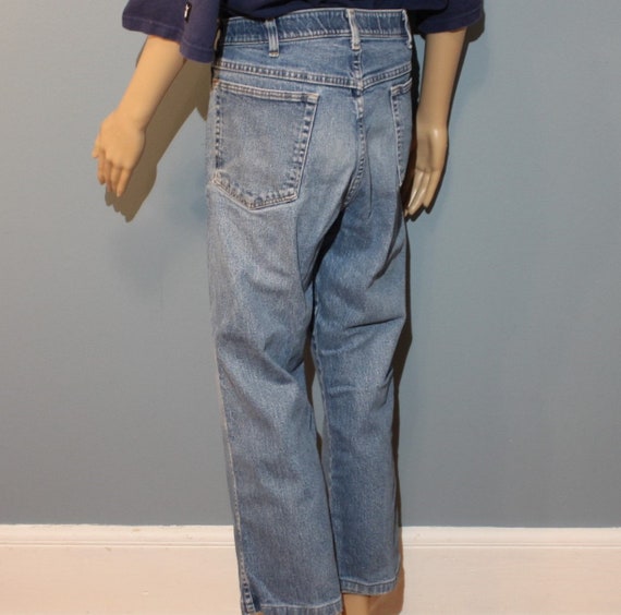 Vintage 1980s Wrangler Light Wash Denim Blue Jean… - image 6