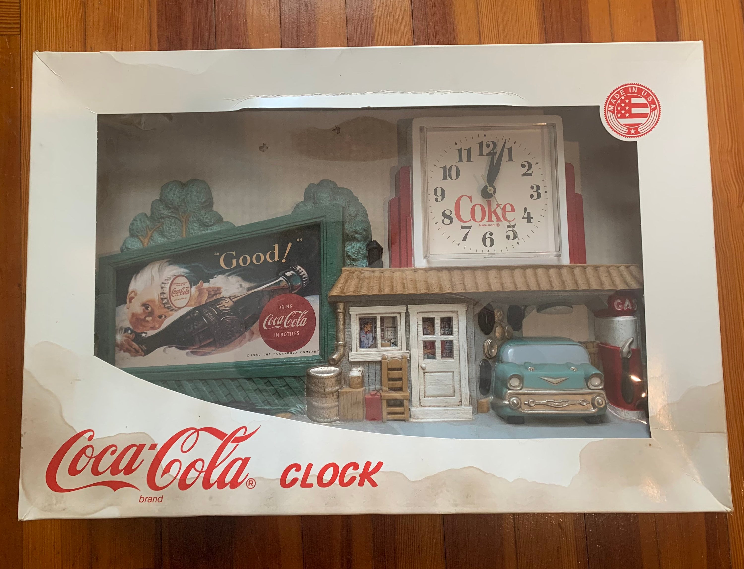 Vintage Collectible Burwood 3D Coca-cola Route 66 Gas