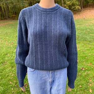 Vintage 90s St. Johns Bay Striped Cotton Sweater / Size L - Etsy Vintage 90s St. Johns Bay Striped Cotton Sweater / Size L - Etsy