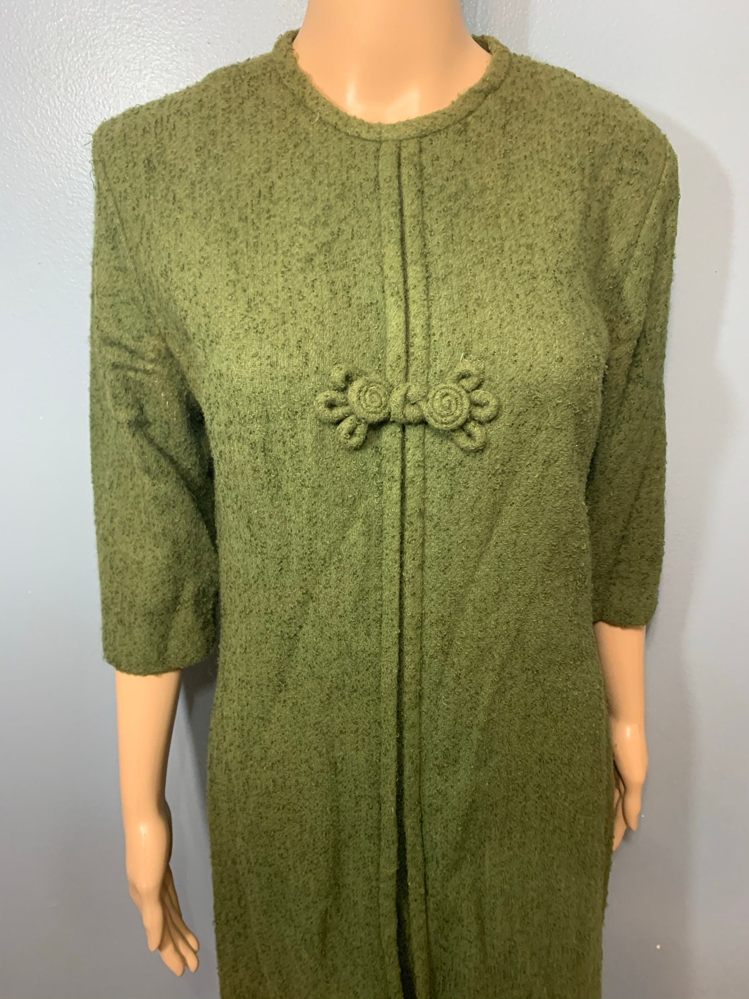 Vintage 1940s-1950s Normay the Fit That Flatters Green Wool - Etsy