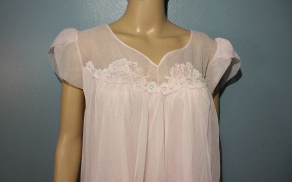 Vintage 1960s-1970s Gaymode Penneys Light Pink Sh… - image 8