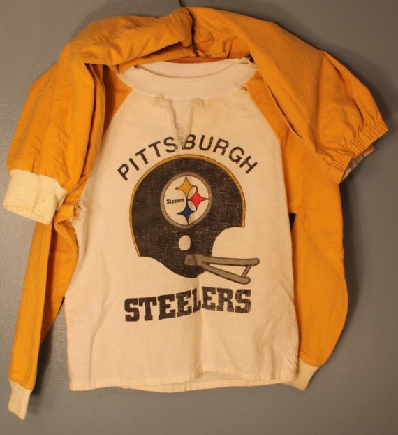 Vintage 1960s Handmade Pittsburgh Steelers Kids T… - image 9