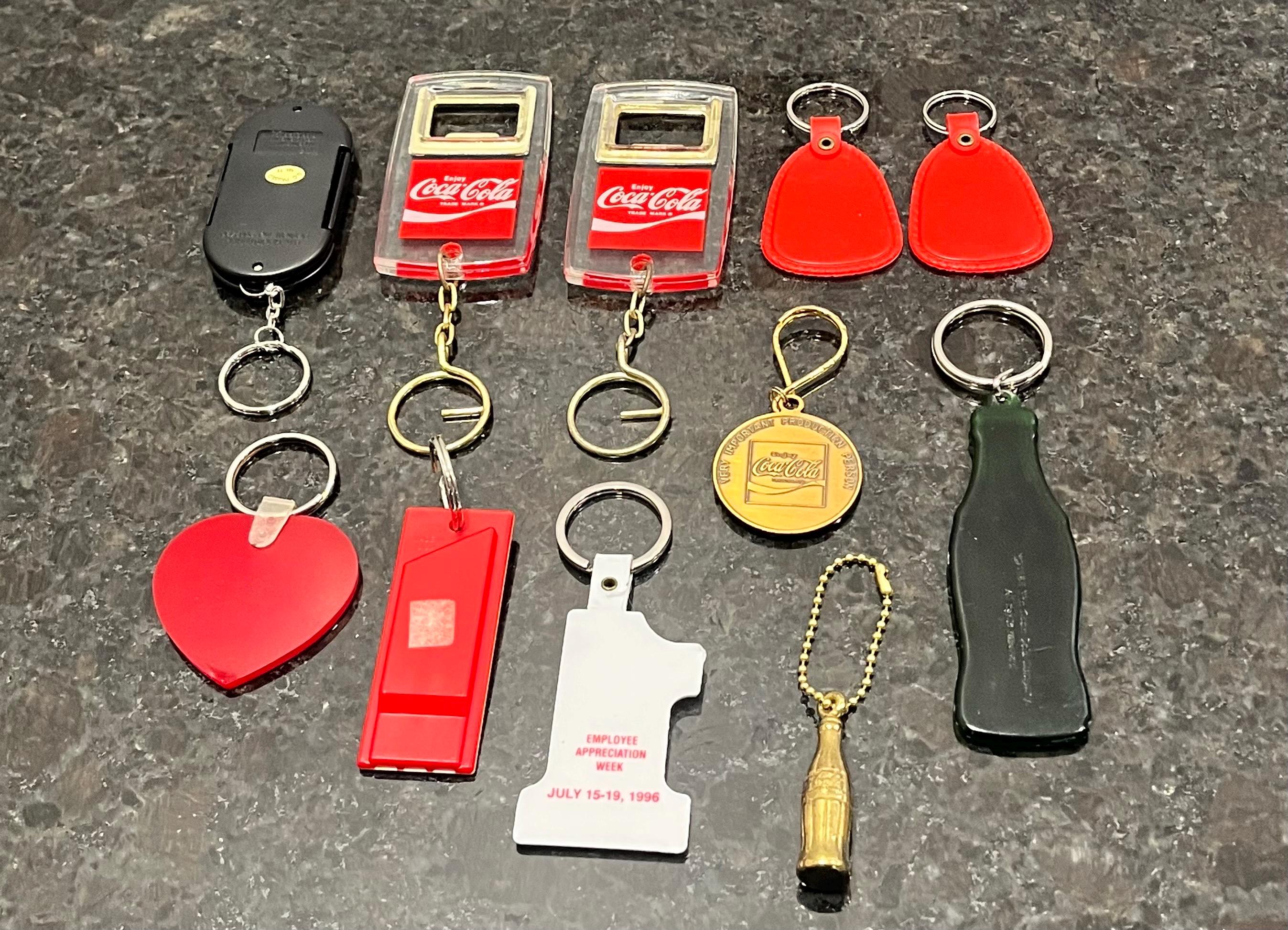 Vintage 1970s-1990s Assorted Coca-cola Keychains Each Sold Separately ...