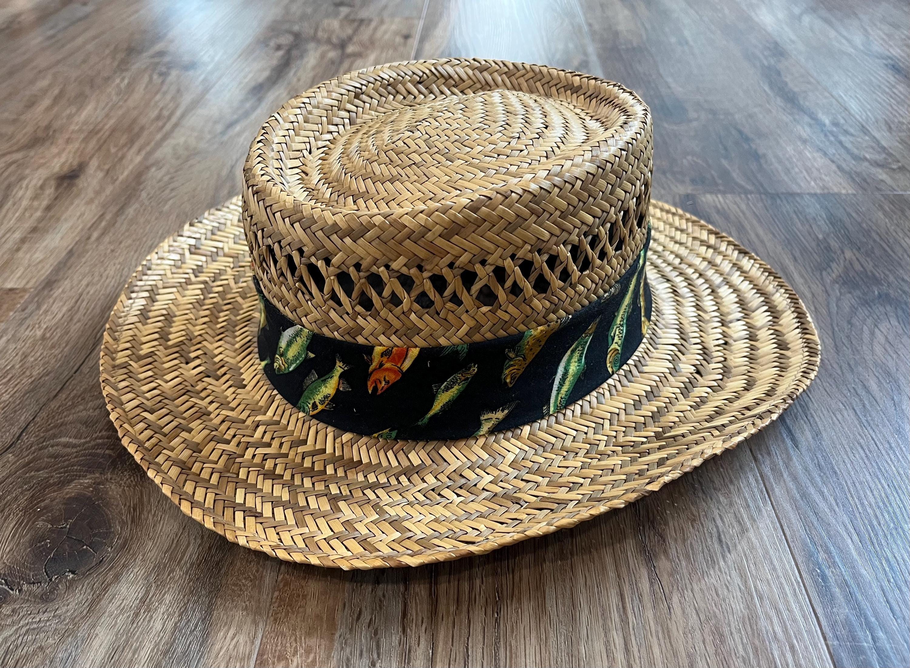 Vintage 1990s Jeff Gordon, Inc. Miami Florida Straw Fishing Hat - Etsy