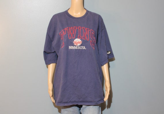 Vintage 1980s-1990s Minnesota Twins MBL Puma Navy… - image 1