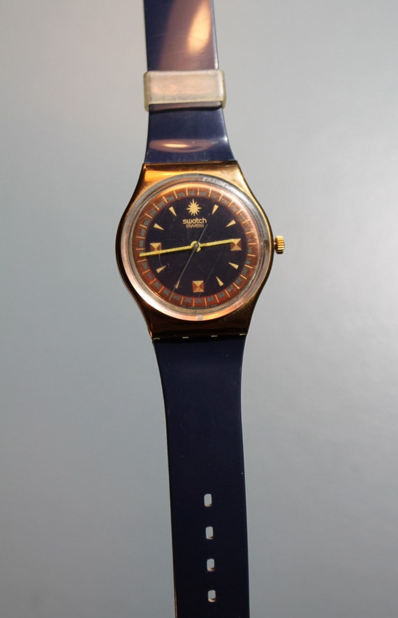 Swatch watch rose gold hot sale