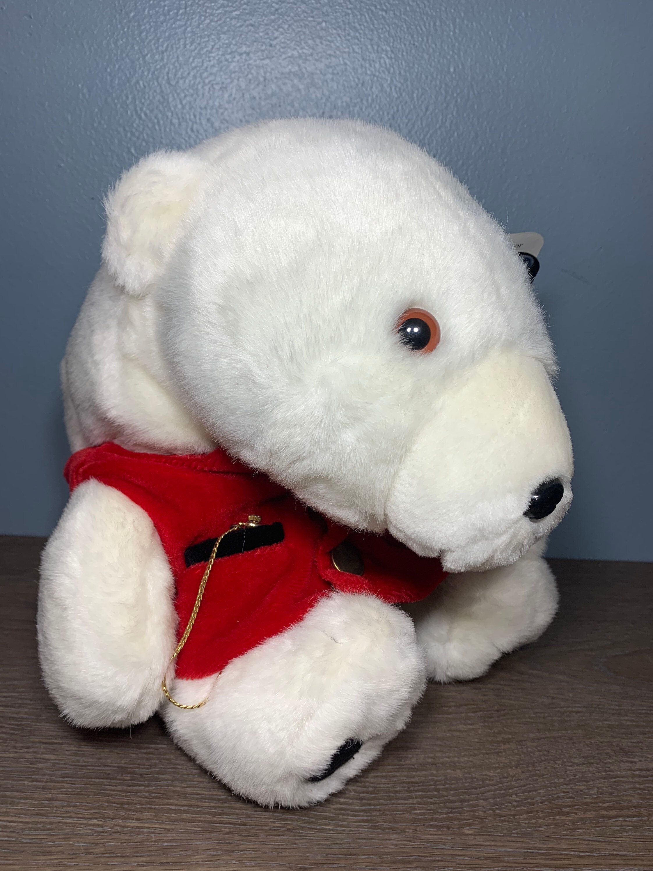 Vintage 1993 Collectible CocaCola Plush Polar Bear Stuffed Etsy