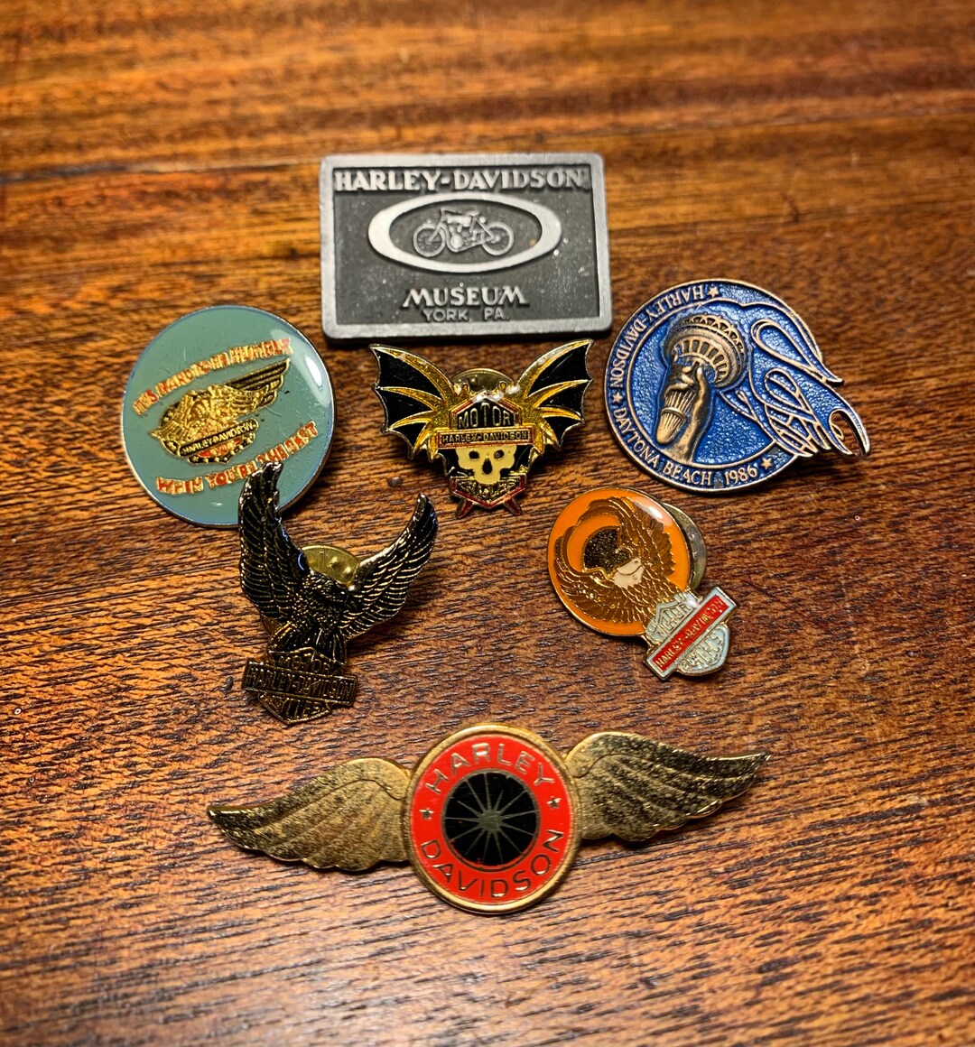 Vintage 1980s Assorted Harley Davidson Motorcycles Collectible