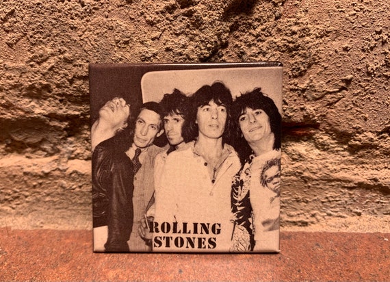 Rare Vintage 1970s-1980s Rolling Stones Black and… - image 2