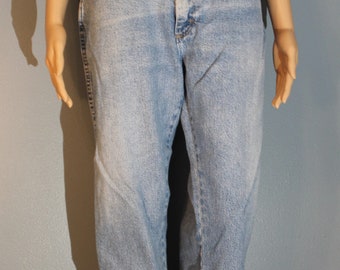 Vintage 1980s Wrangler 36x29 Denim Blue Jeans