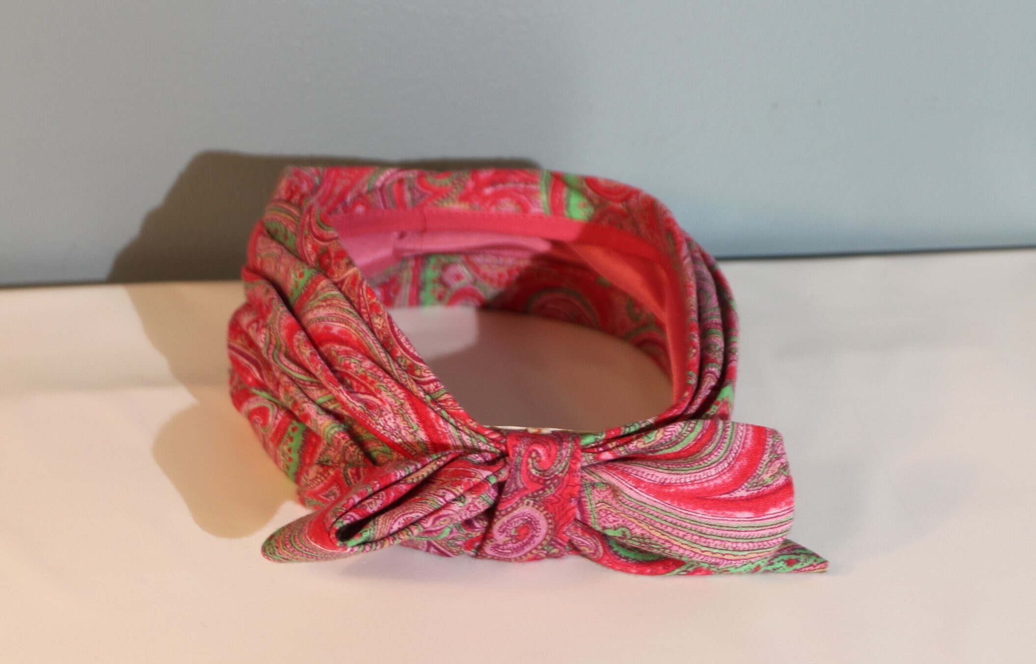 Vintage Vogue 1960’s Sally Victor Headlines Colorful Corduroy Paisley Beret il_fullxfull.3919915992_hsnm.jpg main image 2