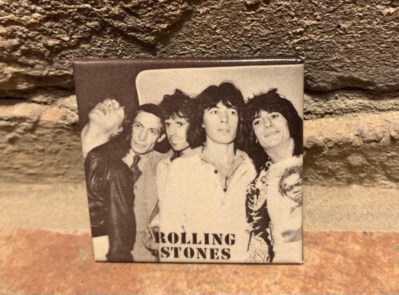 Rare Vintage 1970s-1980s Rolling Stones Black and… - image 4