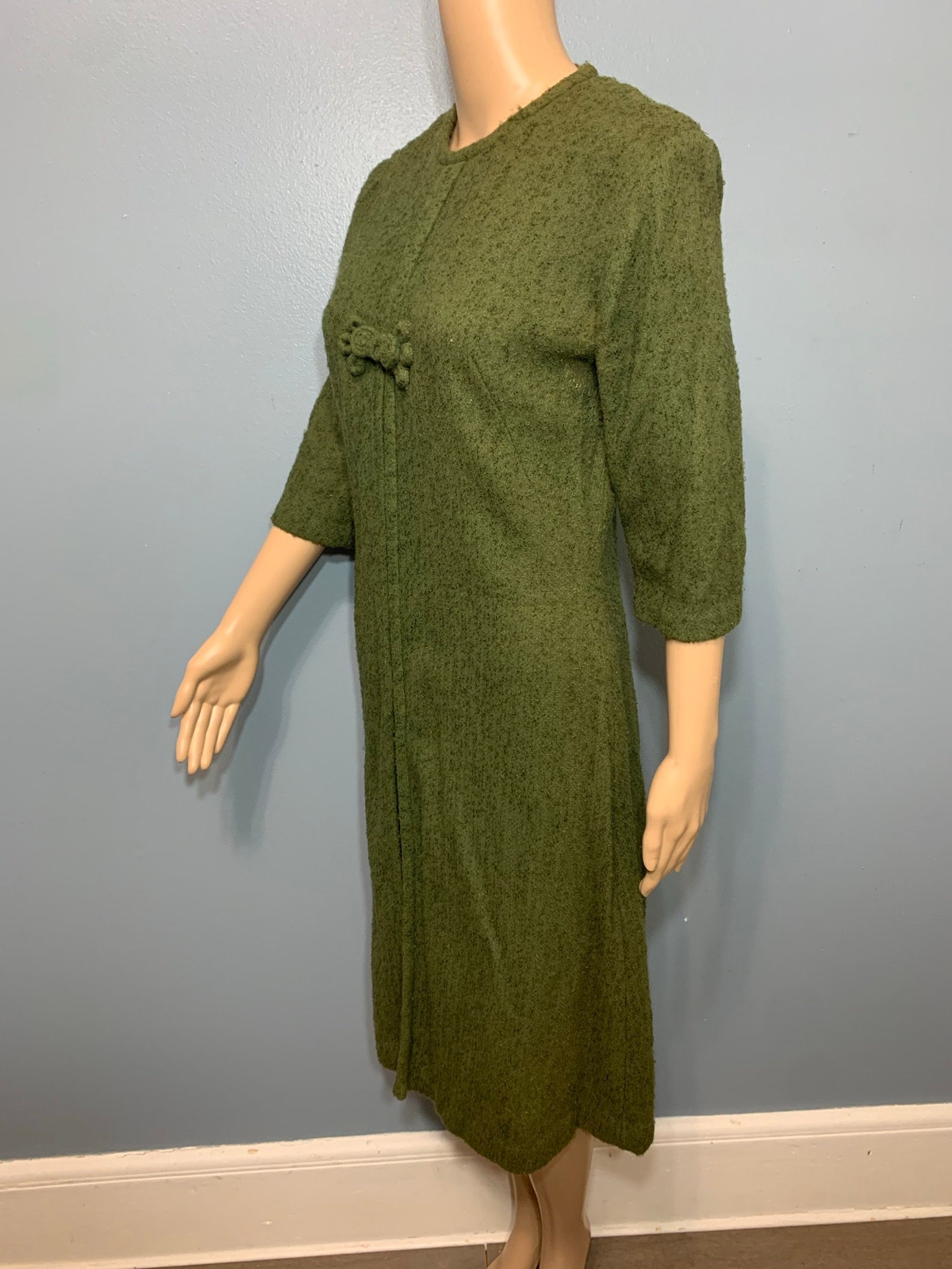 Vintage 1940s-1950s Normay the Fit That Flatters Green Wool - Etsy