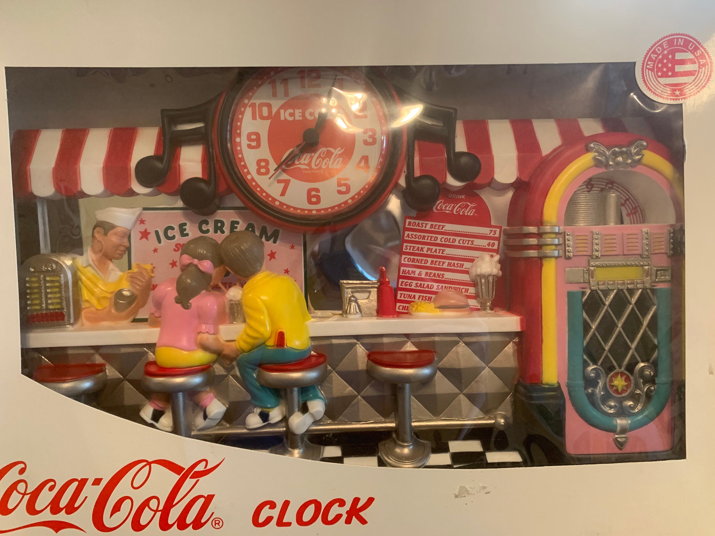 人気メーカー・ブランド Vintage Collectible Ice Fountain Soda Coca-cola 3D Burwood アンティーク雑貨