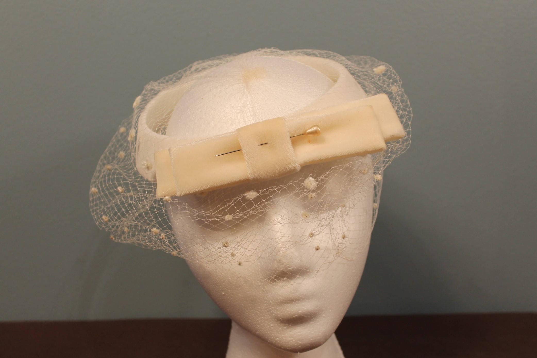 Vintage 1930s Elegant Cream Bumper Hat 1930s Cream Hat - Etsy main image 3