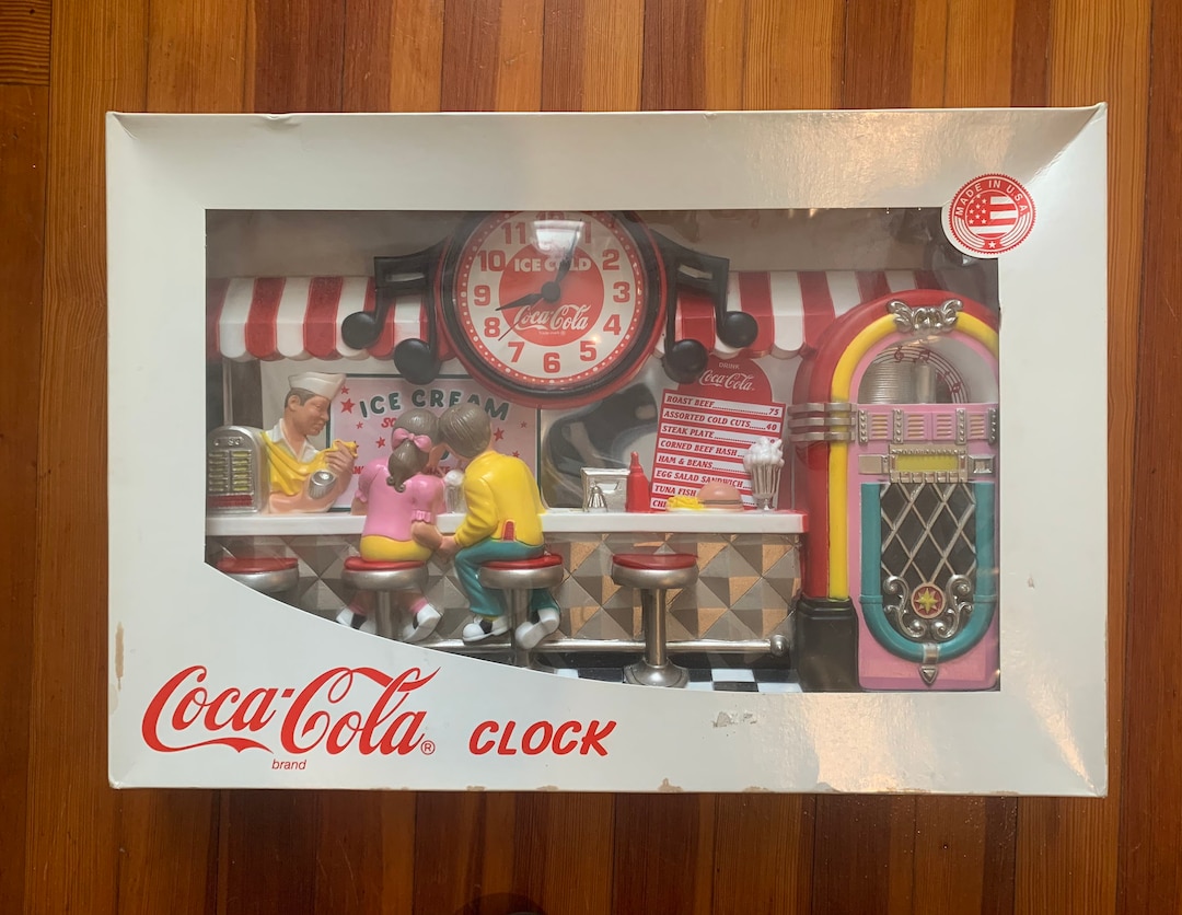 Vintage Collectible Burwood 3D Coca-cola Soda Fountain Ice Cream