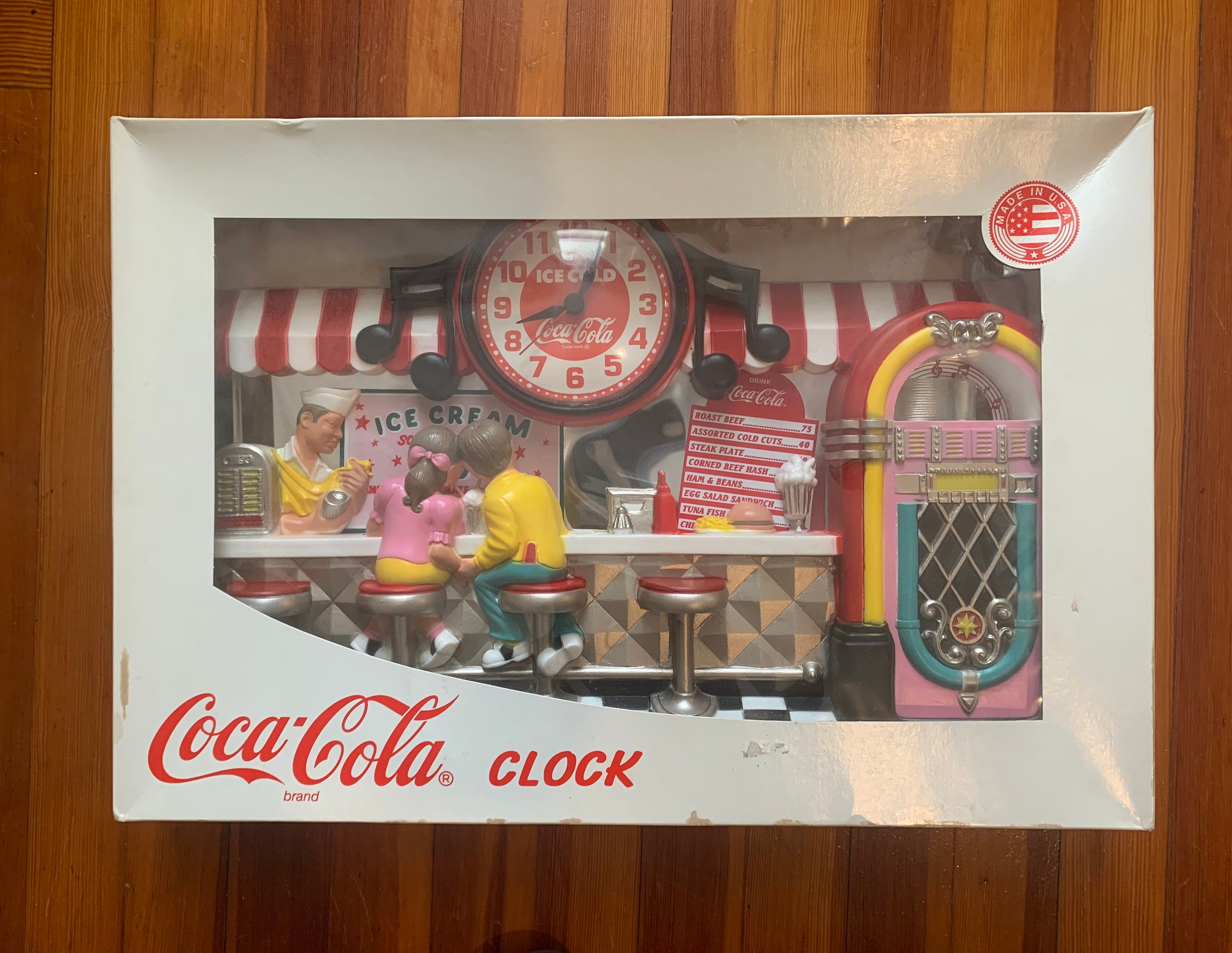 Vintage Collectible Burwood 3D Coca-cola Soda Fountain Ice