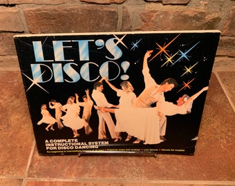 Vintage 1978 Let es Disco! Ein komplettes Instruktionssystem für Disco Dancing Book K-tel International, Inc. Gedruckt in den USA