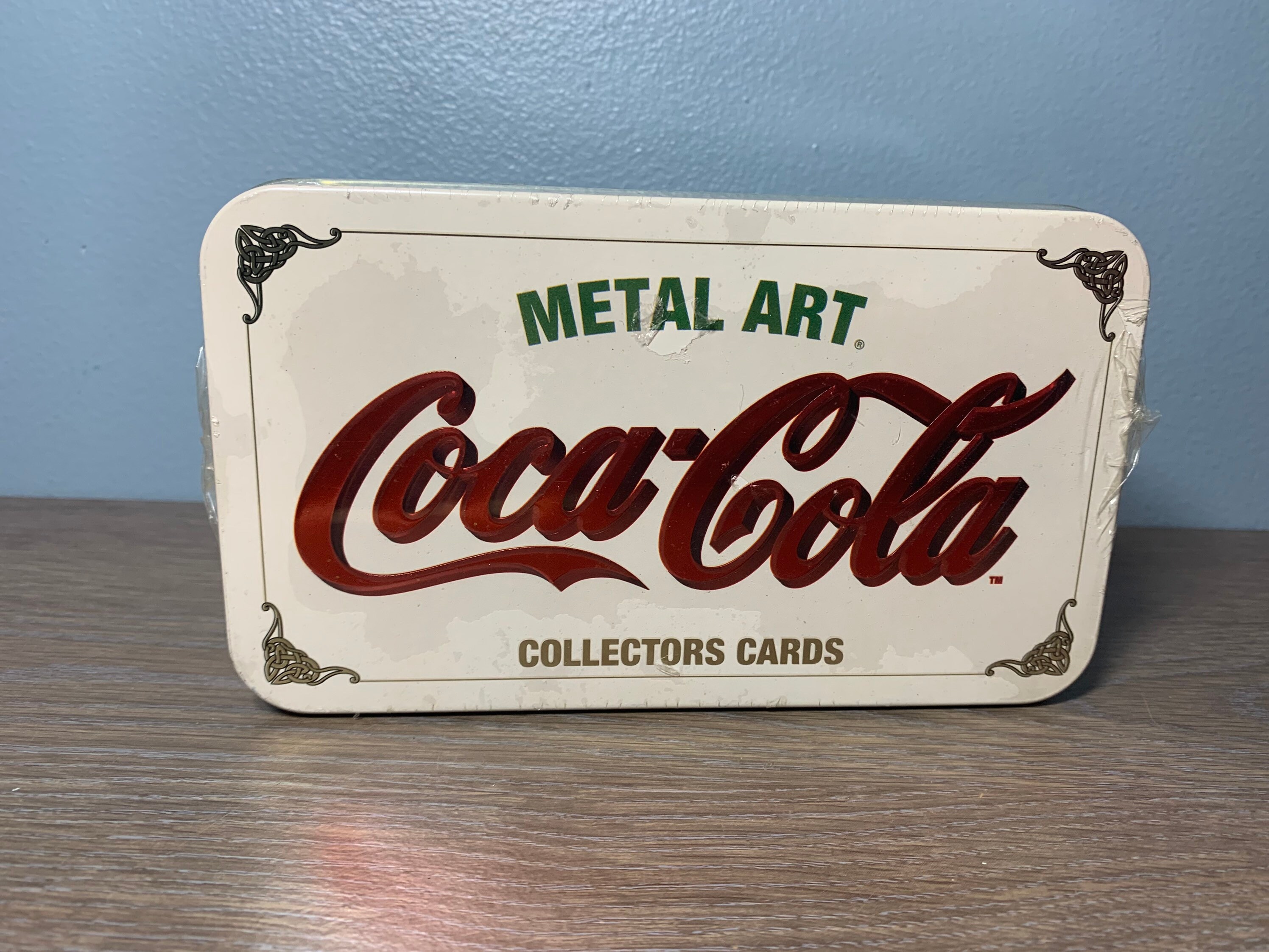 アンティーク雑貨 Coca-Cola l Art Collectors Cards Vintage 1994 Coca-cola Metal Art Collectors Cards Christmas Santa