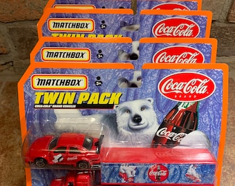 ヴィンテージ 1999 ツインパック マッチボックス コカコーラ