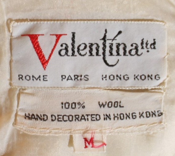 Vintage 1950s-1960s Valentina Ltd. Hand Decorated… - image 7