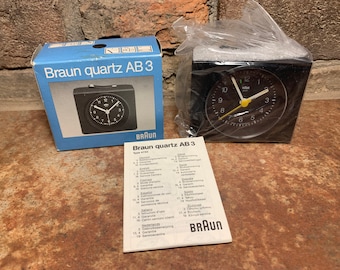 Reloj despertador Braun, AB 314 sl, reloj despertador de viaje, vitange, -   México