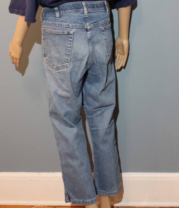 Vintage 1980s Wrangler Light Wash Denim Blue Jean… - image 9