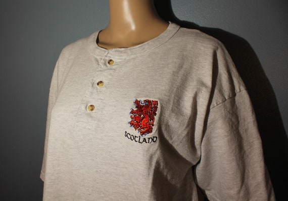 Vintage 1980's-1990's Scotland Red Dragon Cotton … - image 5