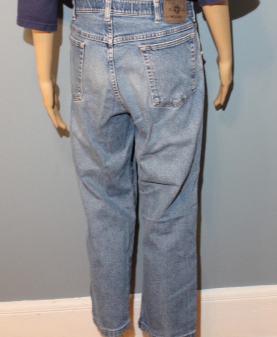 Vintage 1980s Wrangler Light Wash Denim Blue Jean… - image 3