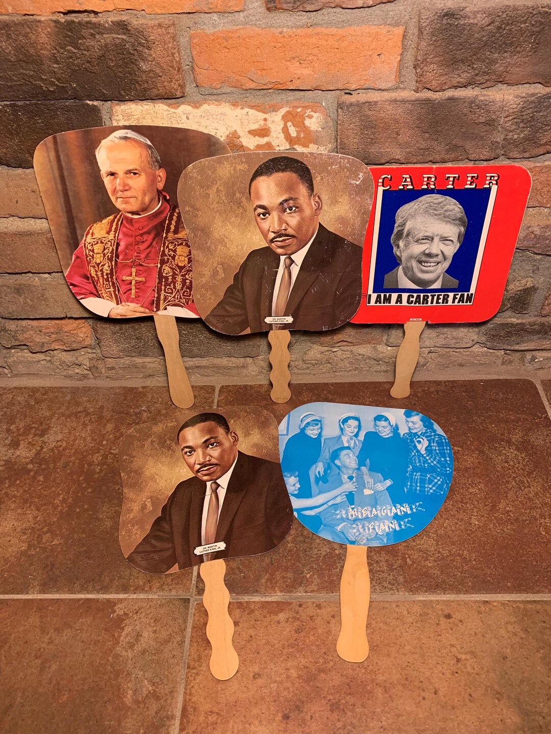 Vintage Assorted Political Figures Ronald Reagan, MLK Jr., Jimmy Carter ...