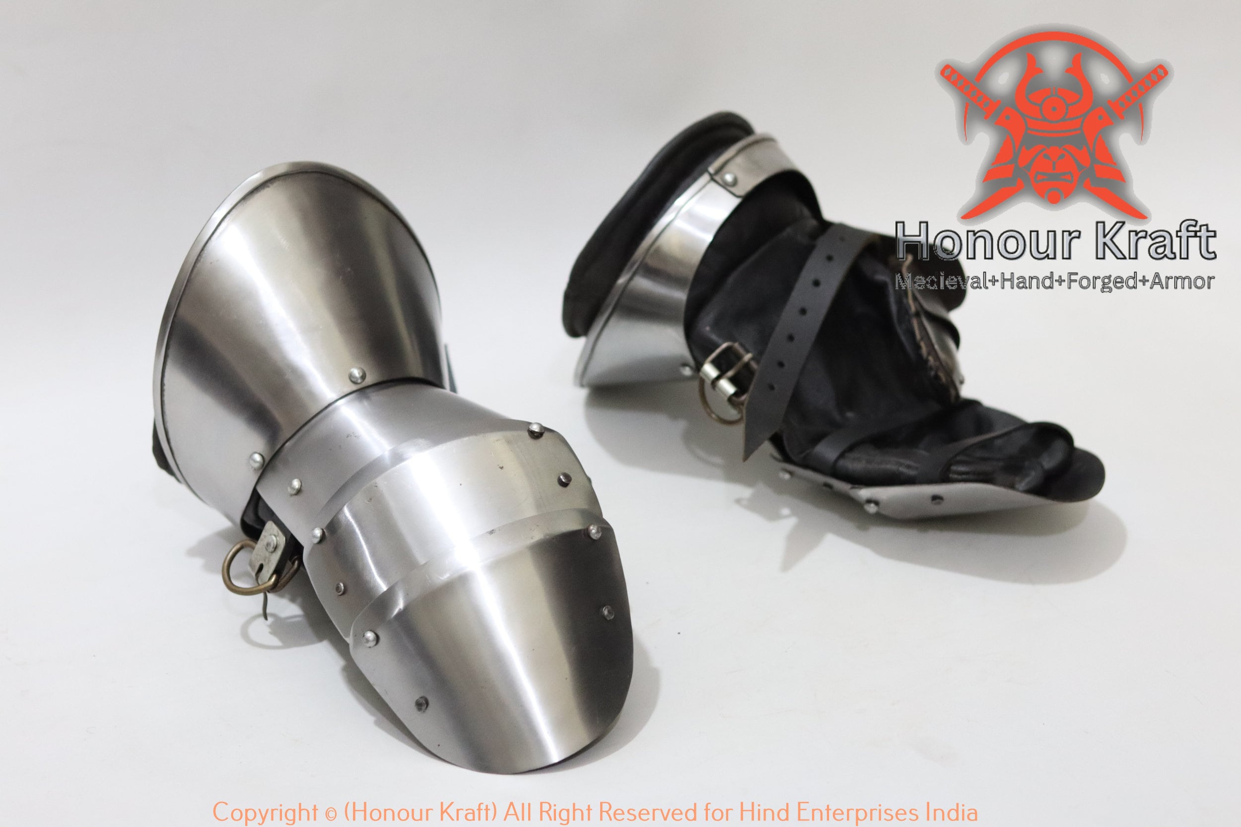 Milanese Steel Gauntlets: Medieval Hand Armor, SCA Reenactment Gloves ...