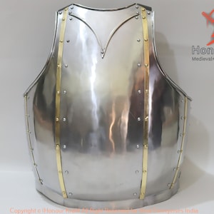 Churburg Style Steel Breastplate - Medieval Body Armor