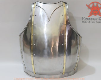 Churburg Style Steel Breastplate - Medieval Body Armor