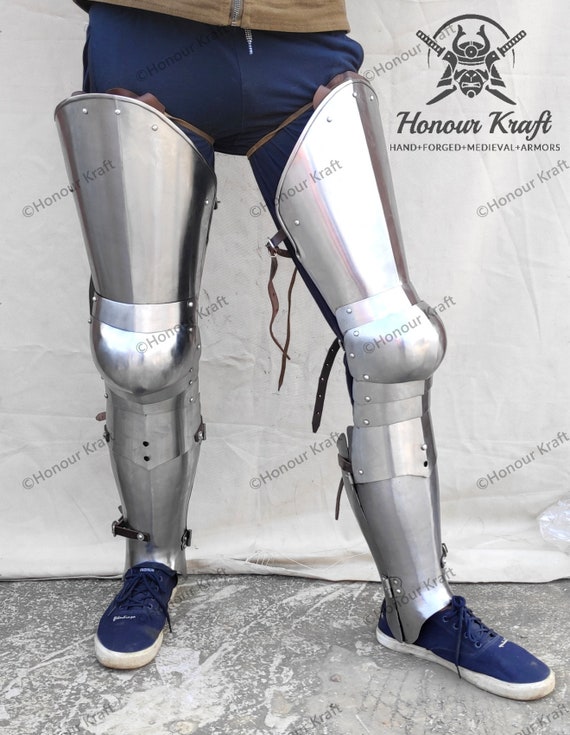 Medieval Steel Leg Full Leg Armour Historical 16th Century - Etsy