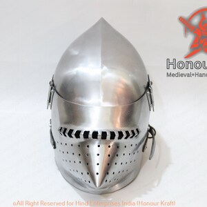 pig faced helmet pig face armor houndskull reenactment helmet reenactment armor
Collectible gift 14 Gauge Helmet
bascinet Hounskull Hounskull Helmet
bascinet Helmet Hundsgugel
Hundsgugel Helm
Stahl Helm
Mittelalter Stahl Helm
Rüstung Helm
Wikinger